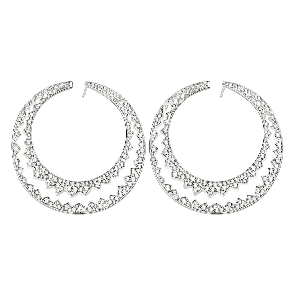 White Gold Capture Me Diamond Earrings