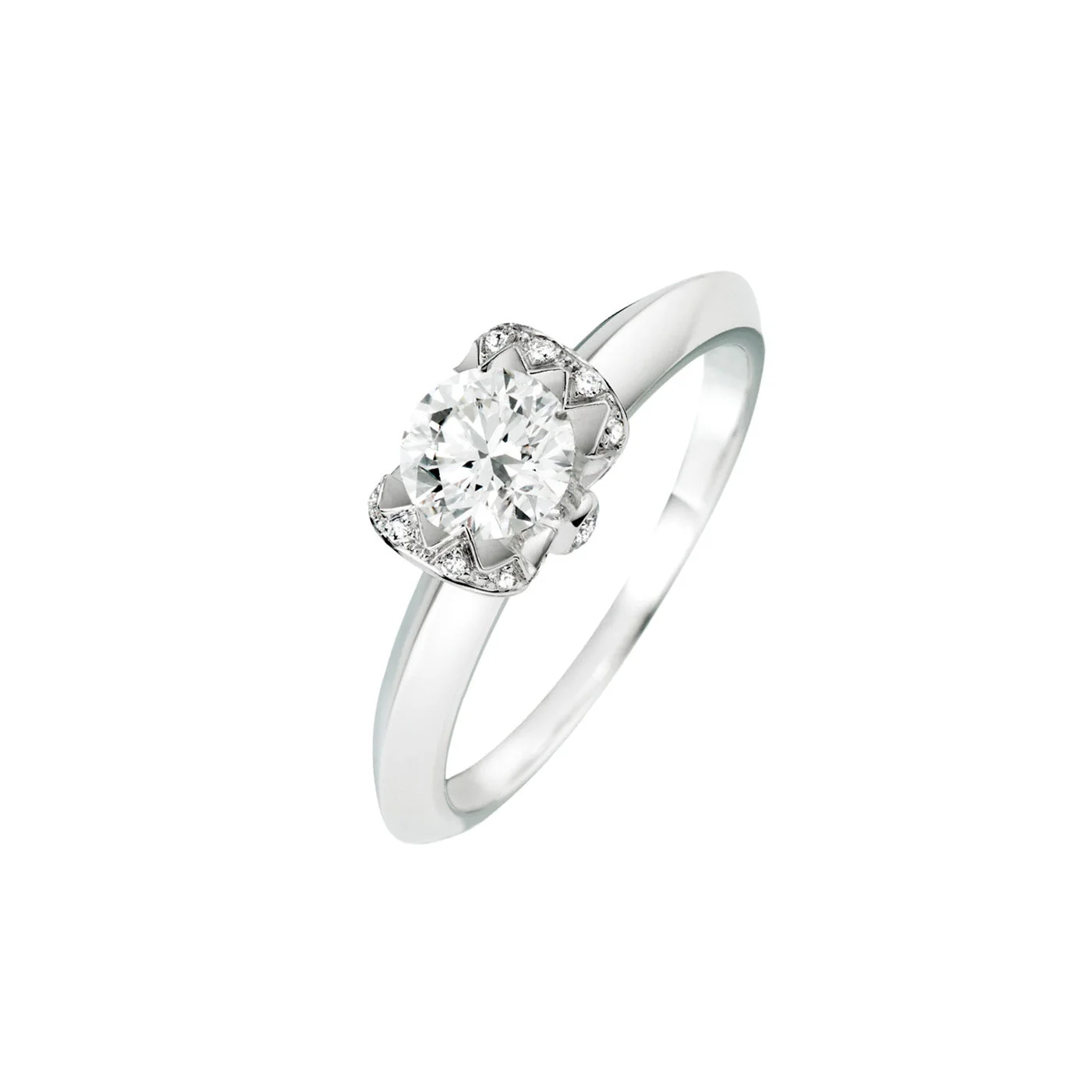 White Gold Capture Me Diamond Engagement Ring