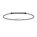 White Gold Mini Bang Bang Diamond Cord Bracelet