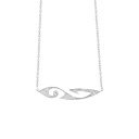 White Gold Tattoo Diamond Necklace
