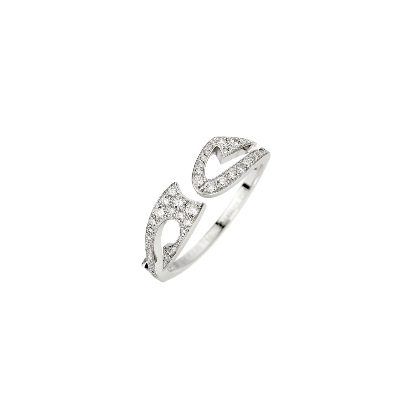 White Gold Tattoo Diamond Ring