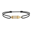 Yellow Gold Bang Bang Diamond Cord Bracelet