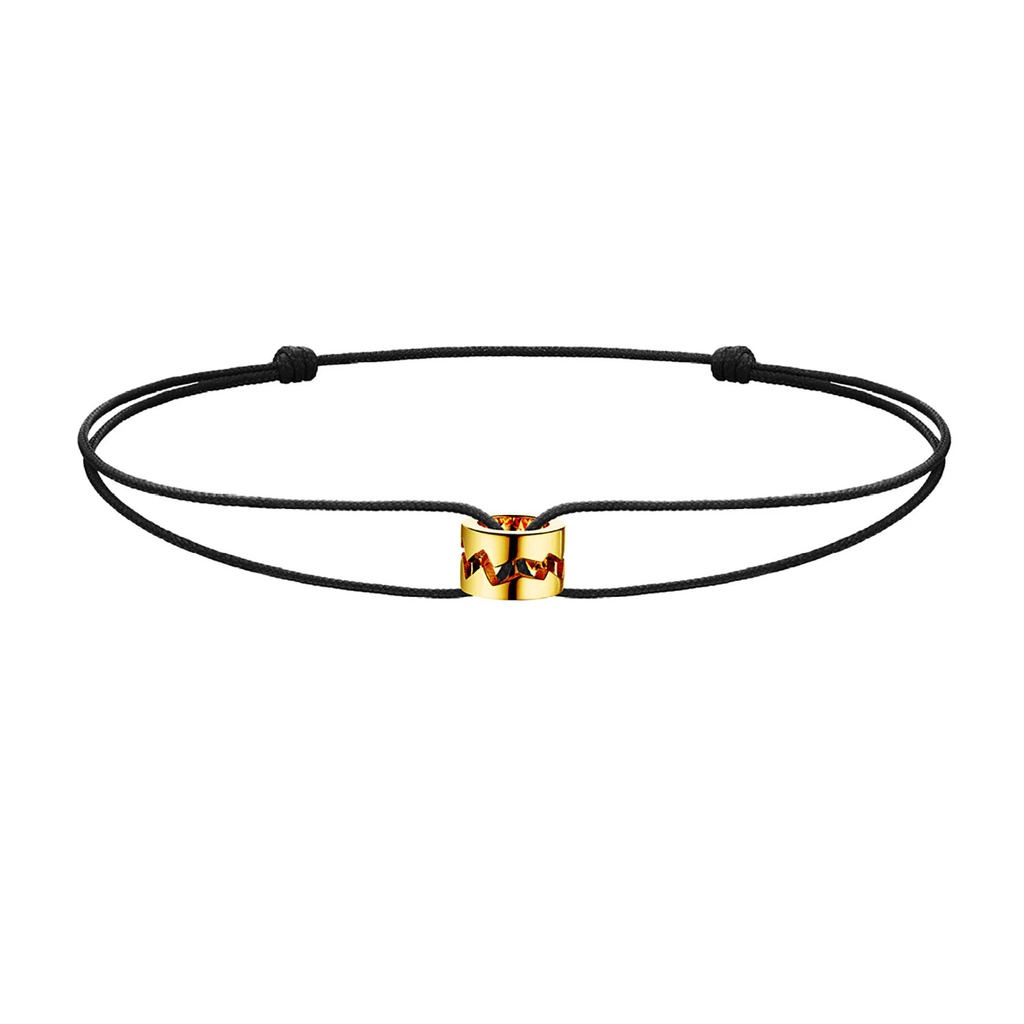 Yellow Gold Capture Me Cord Bracelet S