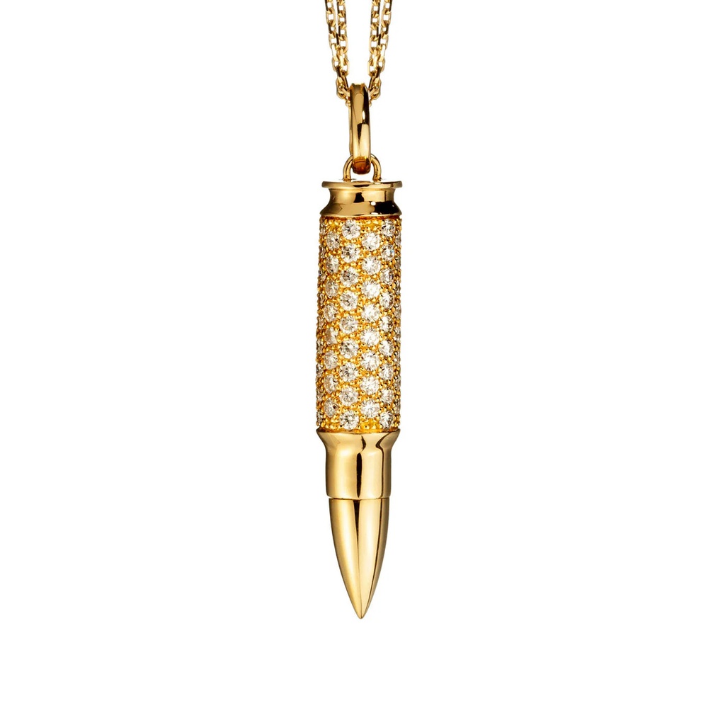 Yellow Gold Fatal Attraction Diamond Necklace