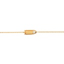 Yellow Gold Mini Bang Bang Chain Bracelet