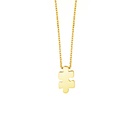 Yellow Gold Mini Puzzle Necklace