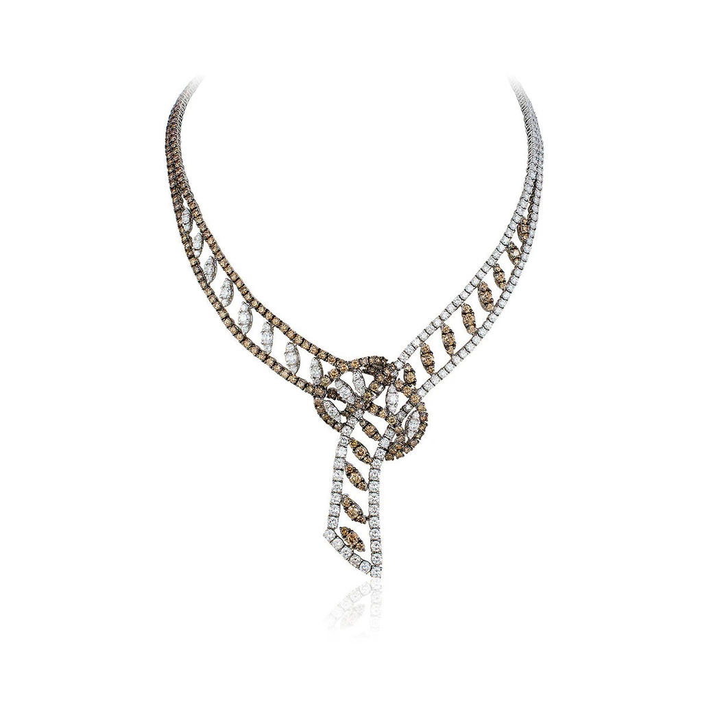 Bella Donna Diamond Knot Necklace