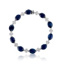 Blue Sapphire Tennis Bracelet