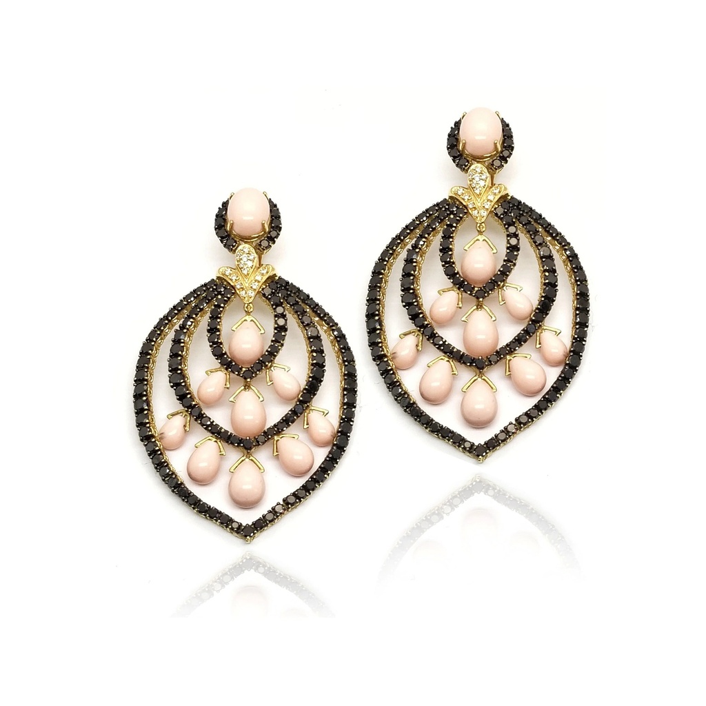 Cambria Coral Earrings