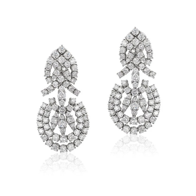 Diamond Silhouette Earrings