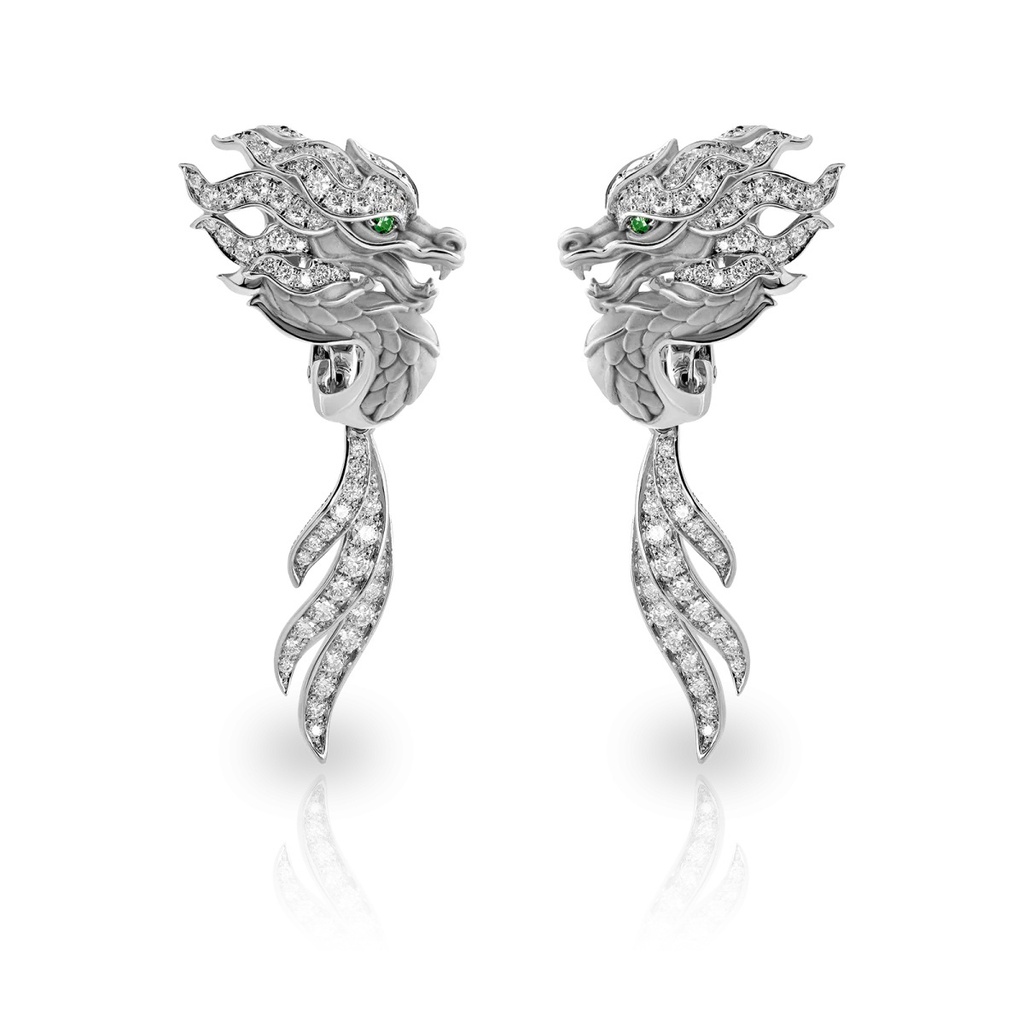 Earrings New Shanghai Maxi Pave