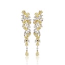 Fancy Yellow Diamond Drop Earrings