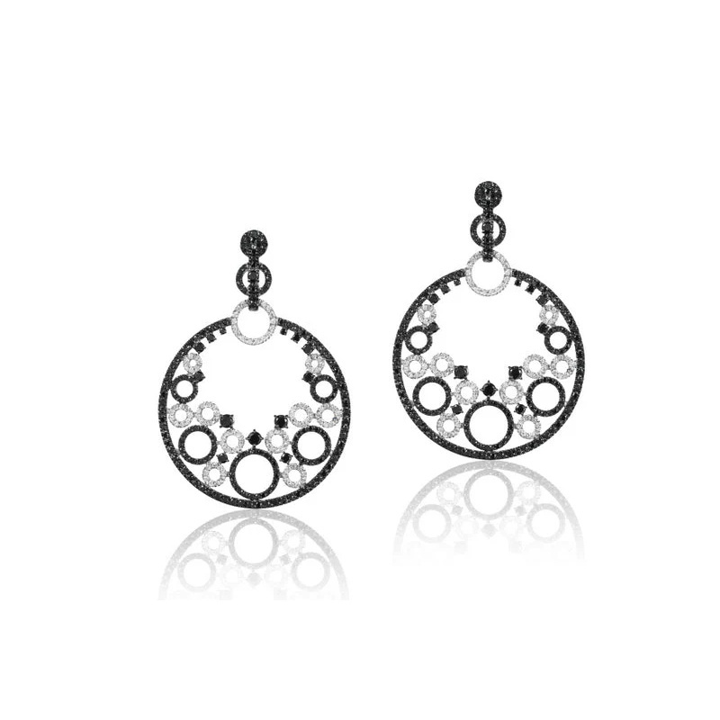 Galassia Diamond Geometric Earrings