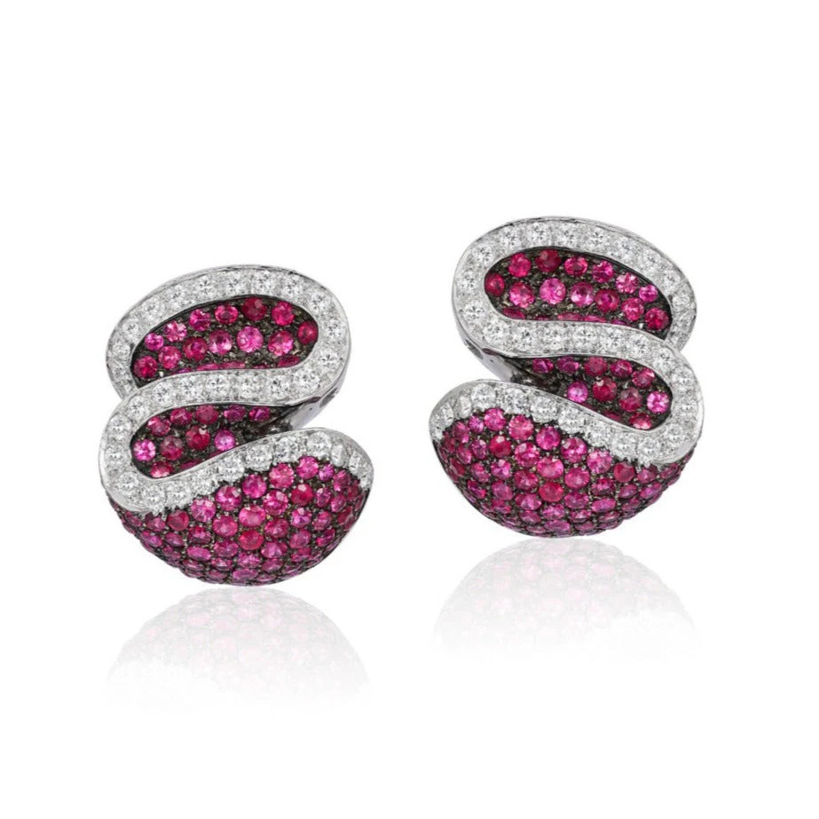 Gwyneth Sapphire And Diamond Earrings
