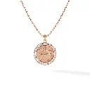 Sagittarius Zodiac Pendant - Pave Diamond
