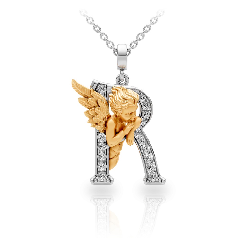 Pendant My Angel R with Diamonds