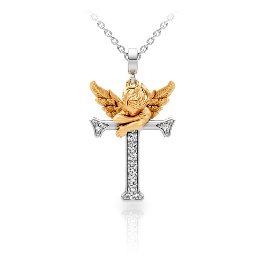 Pendant My Angel T with Diamonds