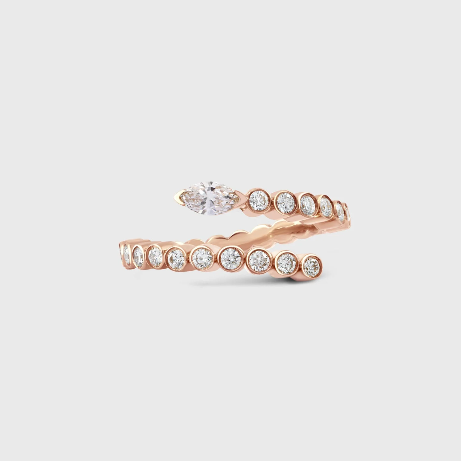 Rose Gold Ava Ring