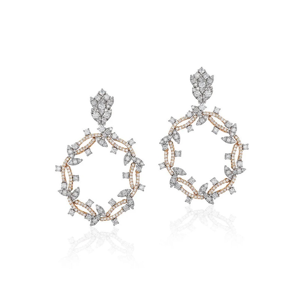 Rose Gold Esme Oro Earrings