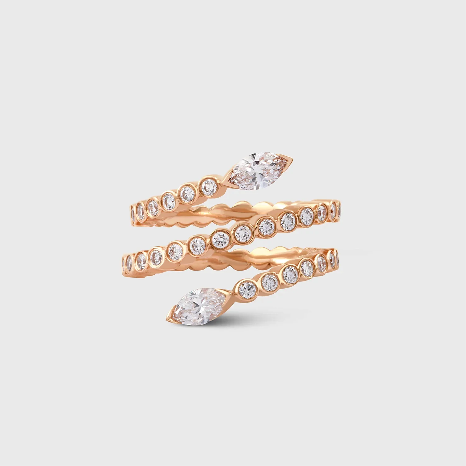 Rose Gold Little Violet Ring