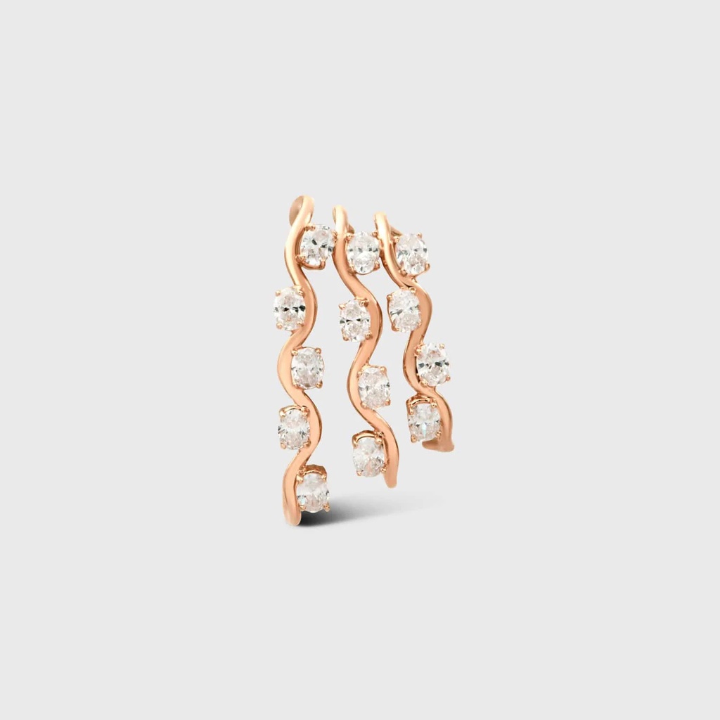 Rose Gold Octopus Earring