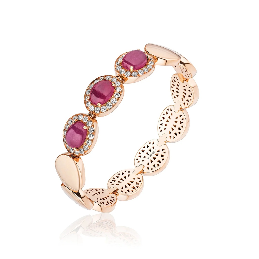 Rose Gold Savannah Stretch Bracelet