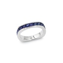 White Gold & Sapphire Ring