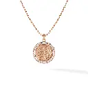 Scorpio Zodiac Pendant - Pave Diamond