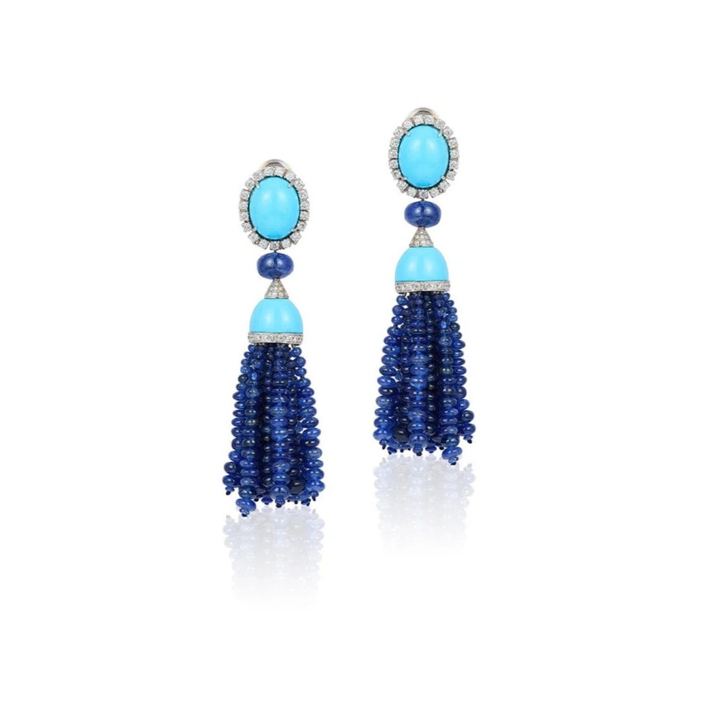 White Gold Adeline Oceano Earring