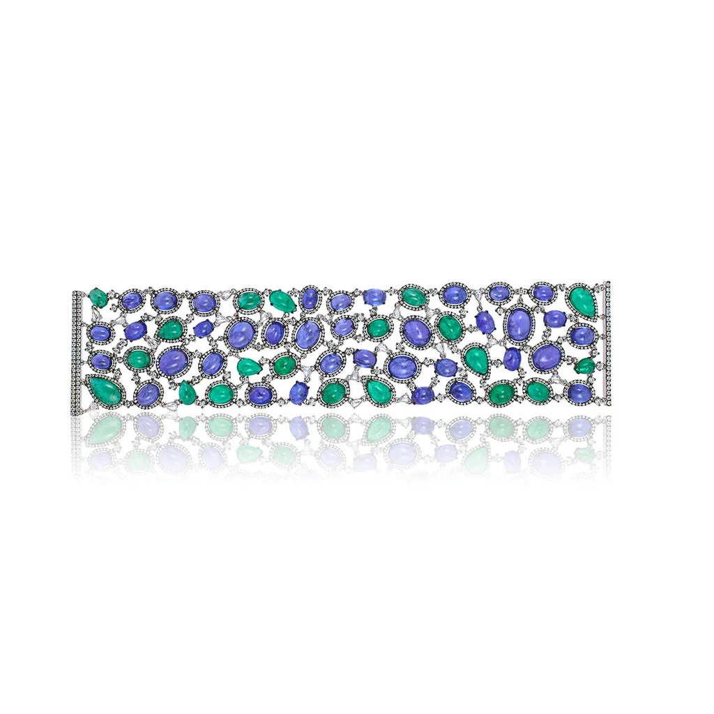 White Gold Amina Chain Bracelet
