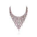 White Gold Amóre Fantasy Collar Necklace