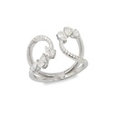 White Gold Diamond Cocktail Ring