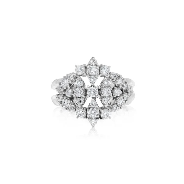 White Gold Diamond Elegance Ring
