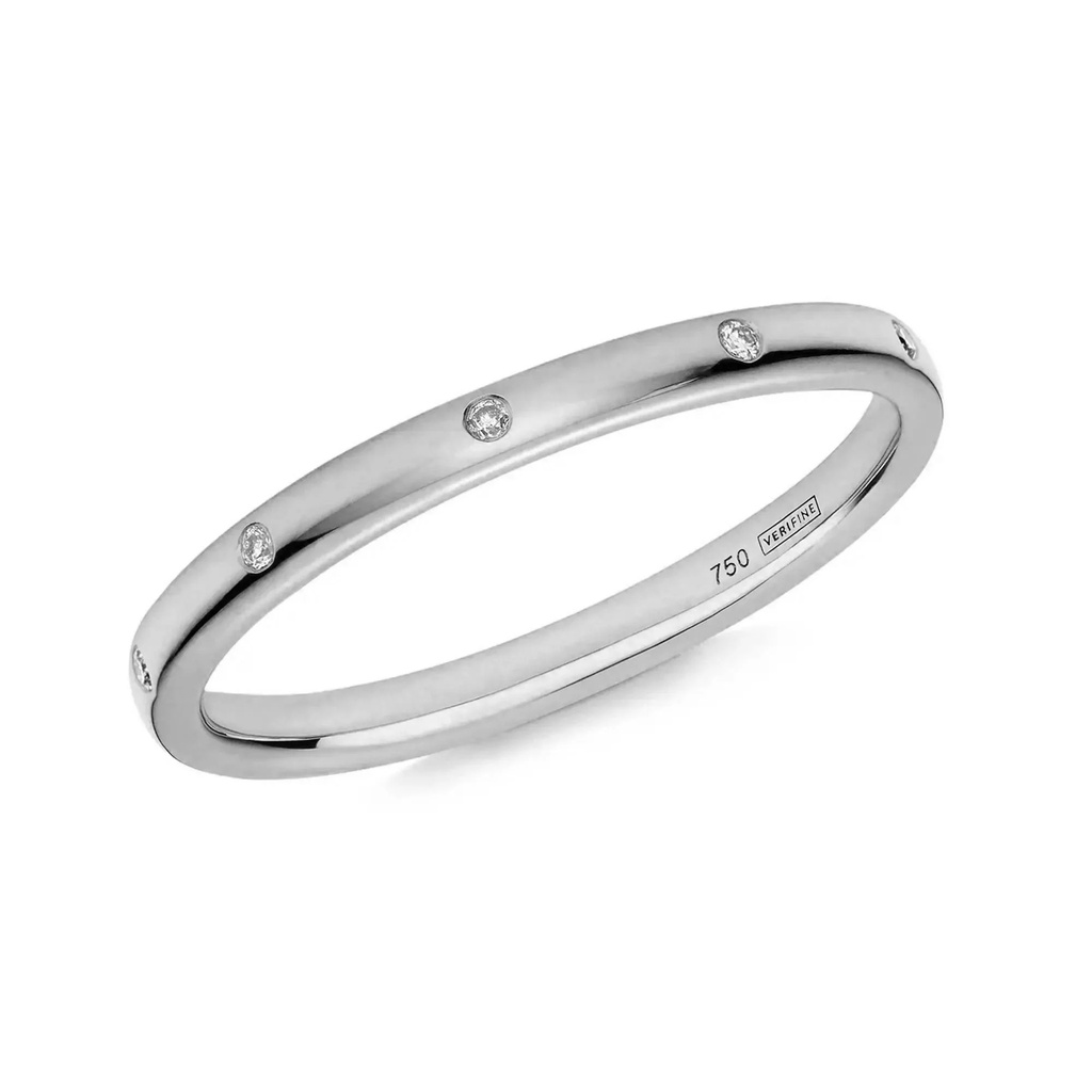White Gold Diamond Flush Set Eternity Ring