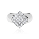 White Gold Diamond Luxe Ring