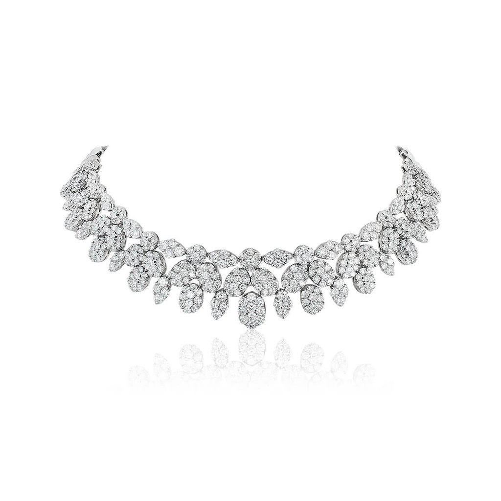 White Gold Diamond Necklace