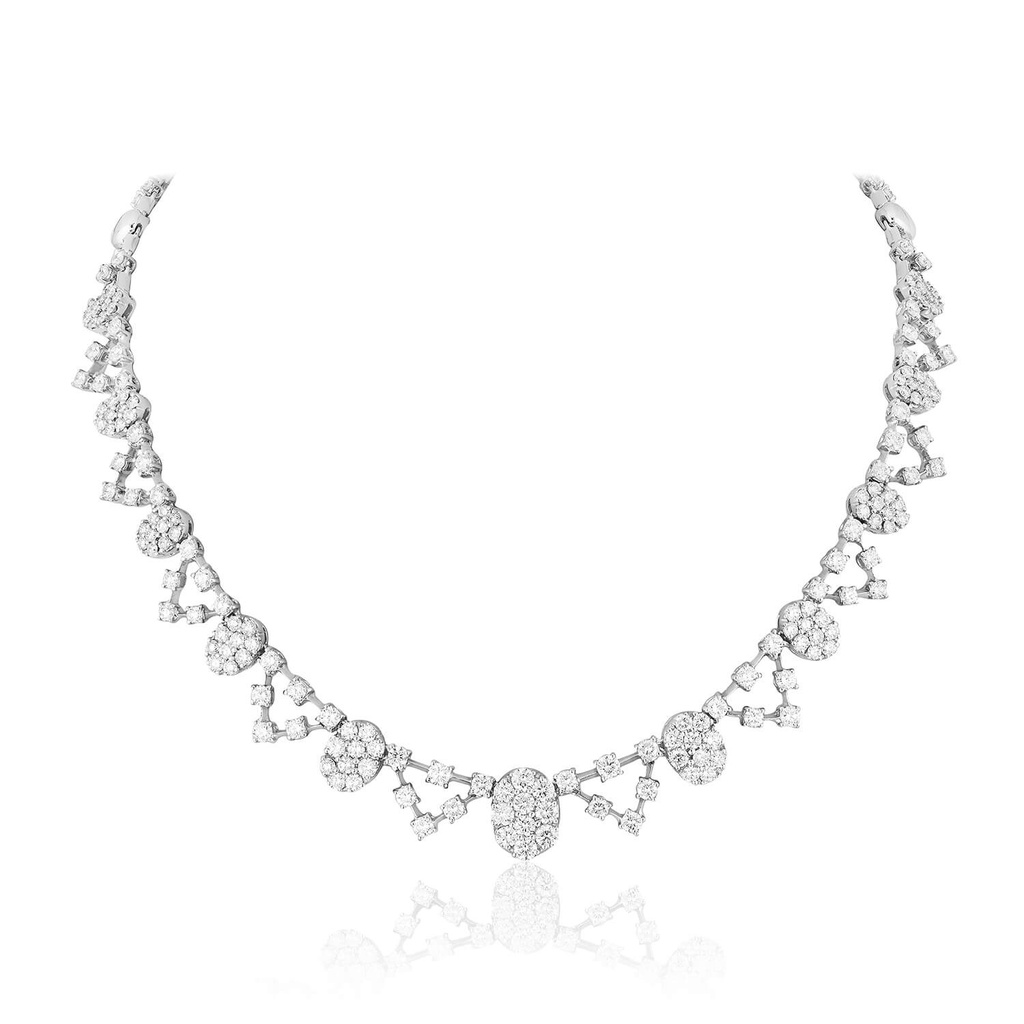White Gold Diamond Necklace