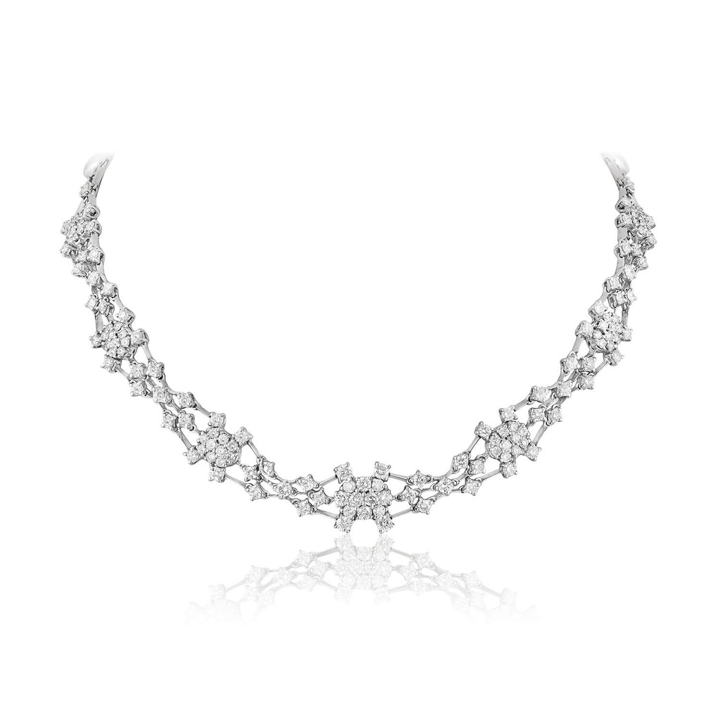 White Gold Diamond Necklace