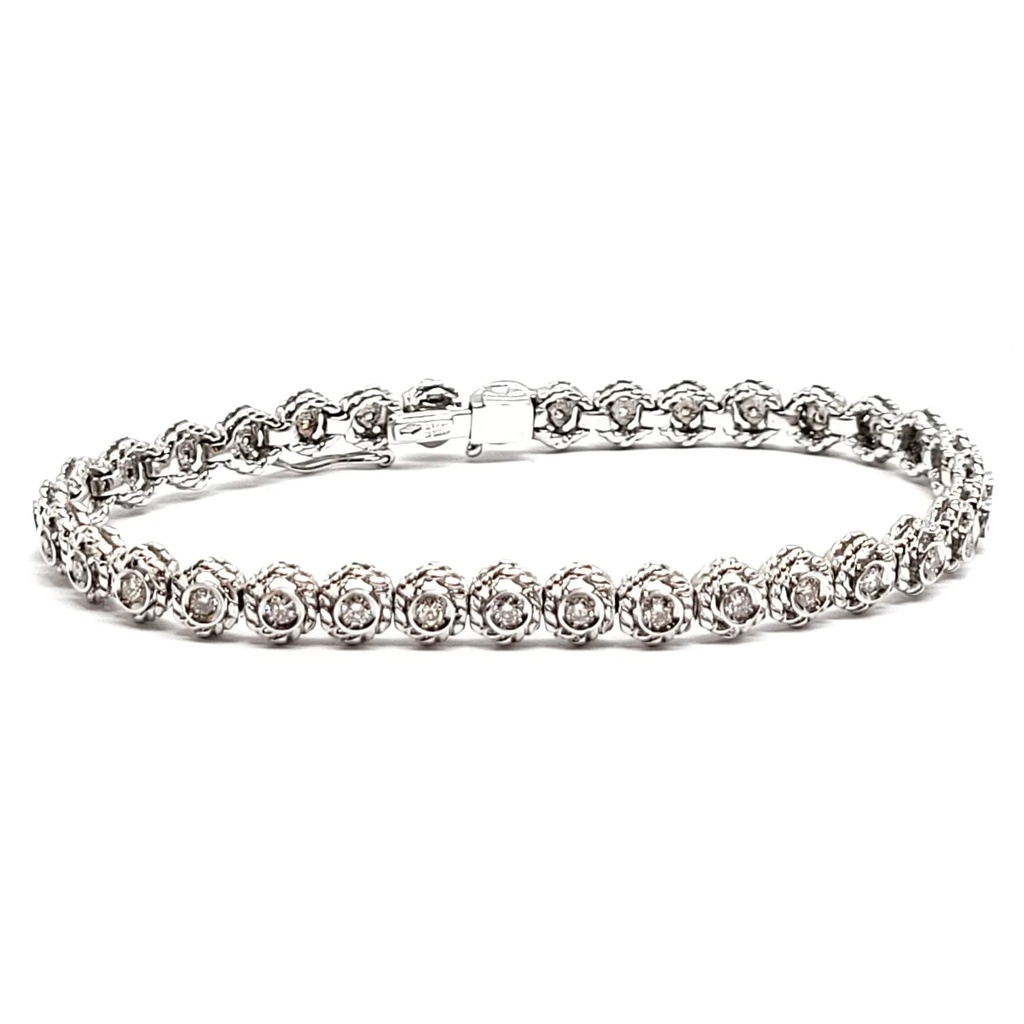 White Gold Diamond Tennis Bracelet