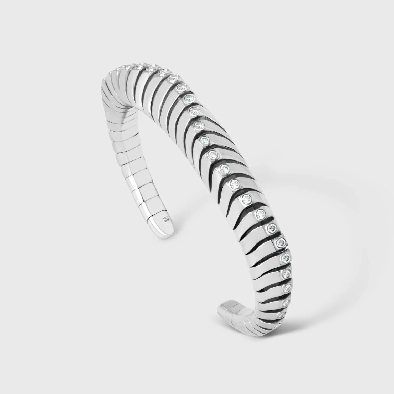 White Gold Equation Bracelet