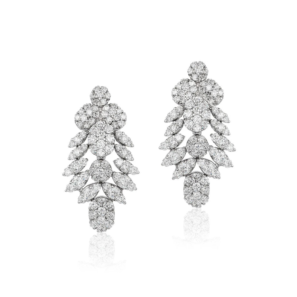 White Gold Liah Lusso Earrings