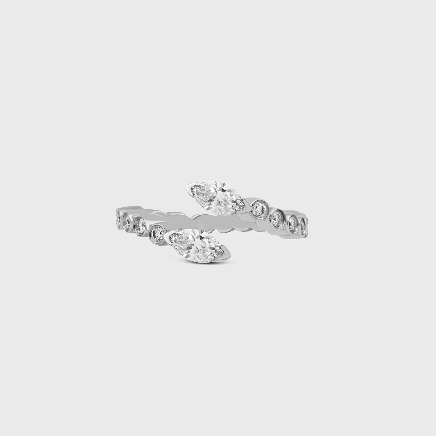 White Gold Little Louise Ring