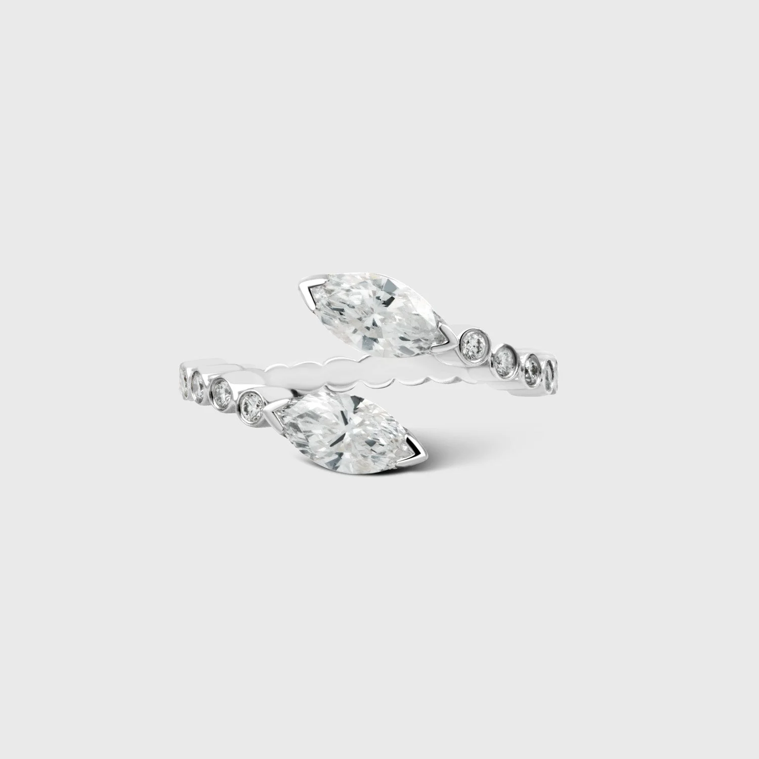 White Gold Louise Ring
