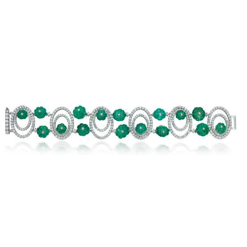 White Gold Lusso Natura Bracelet