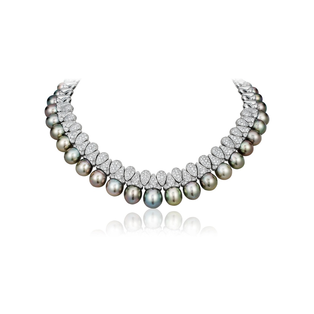White Gold Perla Necklace