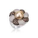 White Gold Quartz Ring