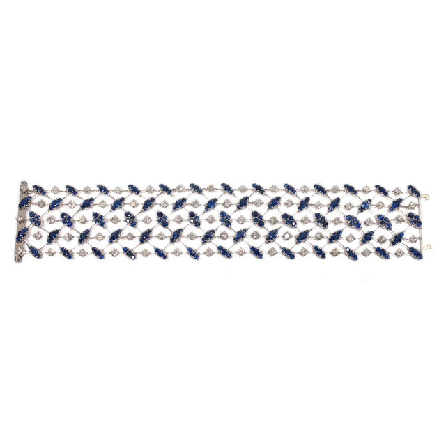 White Gold Salima Chain Bracelet