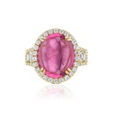 Yellow Gold Elettra Rubellite Ring