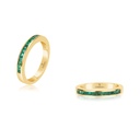 Yellow Gold Emerald Pinky Ring