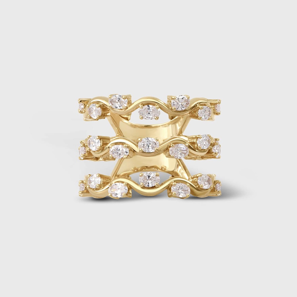 Yellow Gold Ondine Ring